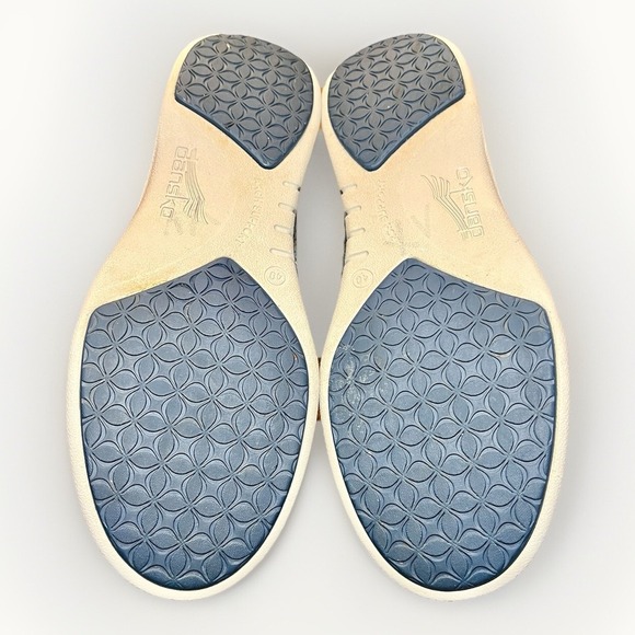 Dansko Brandi Shoes Navy Multicolor Canvas Sneaker Lace Up Size 9.5 - 10 EU 40 - Picture 8 of 8